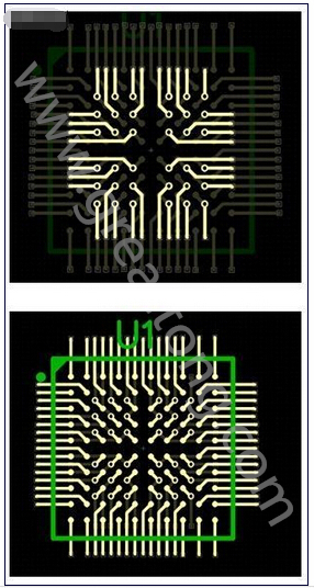 如何布線不同的BGA圈，從最外層開始，直到中心-深圳宏力捷