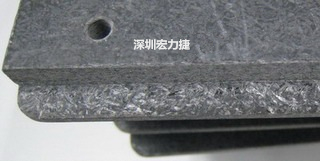 可加工性的合成石，可以用CNC洗出想要的形狀與機構(gòu)，可以媲美鋁合金