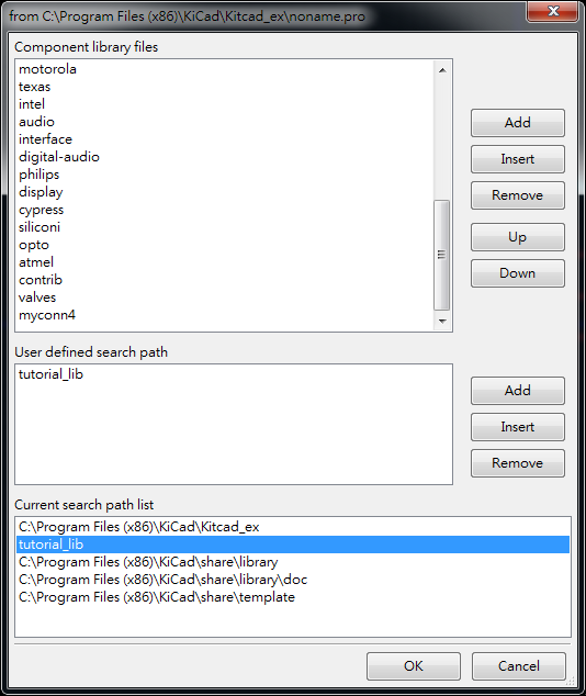 上下兩個視窗都Add 你的library ，在library browser 就可以找到你的library